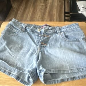 Bubblegum Light Blue Jean Shorts